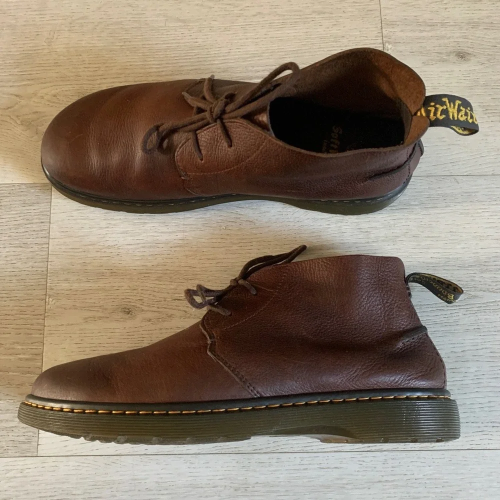 Dr.‎ Marten Mens Leather Brown Chukka Boots